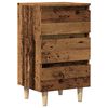 vidaXL Nachttisch Altholz-Optik 40x35x69 cm Holzwerkstoff