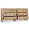 vidaXL Sideboard Massivholz Mango 200x40x90 cm