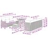 vidaXL Gartensofa-set 11 pcs Schwarz Poly-Rattan