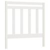 vidaXL Kopfteil Weiß 106x4x100 cm Massivholz Kiefer