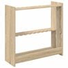 vidaXL Billardqueue-St&auml;nder Holzwerkstoff 60 x 20 x 57 cm Sonoma-Eiche