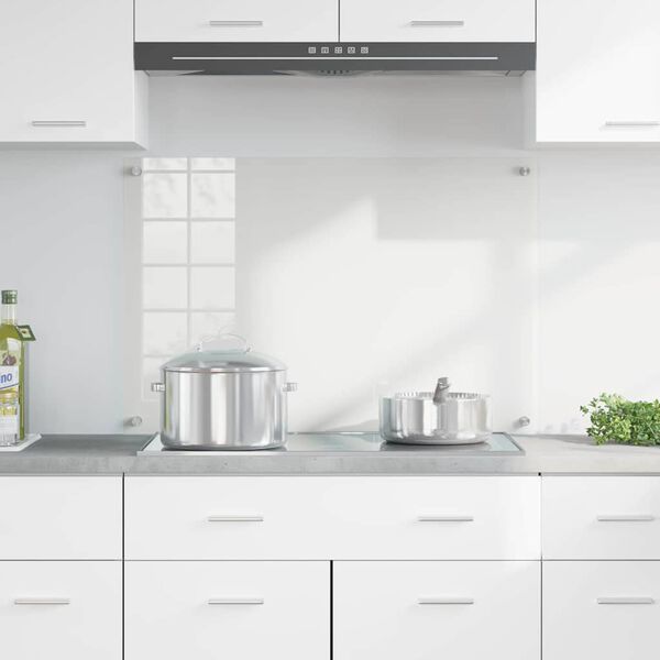 vidaXL Küchenrückwand Transparent 90 x 60 cm Gehärtetes Glas