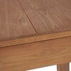 vidaXL Esstisch Massivholz Teak mit Nat&uuml;rlichem Finish 82x80x76 cm