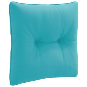vidaXL R R&uuml;ckenkissen PUTTEN 100 % Polyester T&uuml;rkis 40 x 40 x 10 cm