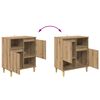vidaXL Sideboard Artisan-Eiche 35 x 60 x 70 cm Holzwerkstoff