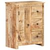vidaXL Sideboard 59x35x75 cm Raues Mangoholz