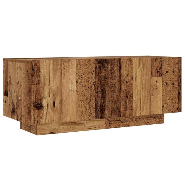 vidaXL TV-Schrank Altholz-Optik 100x35x40 cm Holzwerkstoff