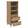 vidaXL Highboard Artisan-Eiche 40 x 36 x 110 cm Holzwerkstoff