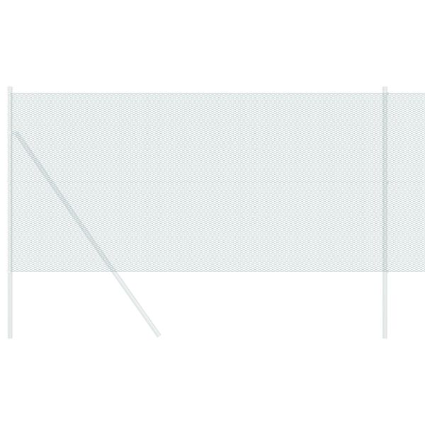 vidaXL Hexagonzaun Grün 1,2 x 50 m Stahl