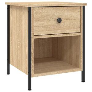 vidaXL Nachttisch Sonoma-Eiche 40x42x50 cm Holzwerkstoff