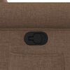 vidaXL Relaxsessel Braun Stoff