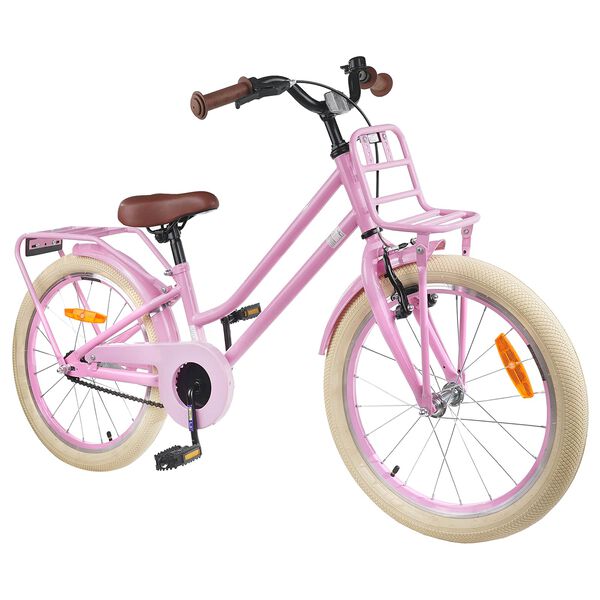 vidaXL Kinderfahrrad 20 Zoll f&uuml;r 6-11 Jahre alt Hellrosa