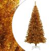 vidaXL K&uuml;nstlicher Weihnachtsbaum mit St&auml;nder Gold 240 cm PET