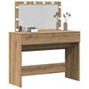 vidaXL Schminktisch Artisan-Eiche 100 x 40 x 120 cm Holzwerkstoff
