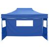 vidaXL Party-Zelt Blau 280 x 410 x 315 cm Oxford-Stoff