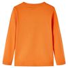 Kinder-Langarmshirt Dunkelorange 116