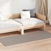 vidaXL Bereichsteppiche Rechtwinklig LUGO Taupe 150 x 80 cm Polyester