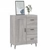vidaXL Sideboard Grau Sonoma 69,5x34x90 cm Holzwerkstoff