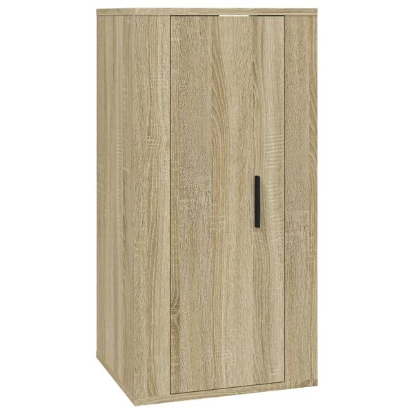 vidaXL TV-Wandschrank Sonoma-Eiche 40x34,5x80 cm