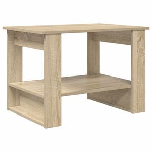 vidaXL Couchtisch Sonoma-Eiche 72 x 50 x 50 cm Holzwerkstoff
