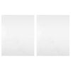 vidaXL Spiegelfolien 2 Stk. Selbstklebend 90x100 cm PET