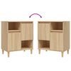 vidaXL Sideboards 3 Stk. Sonoma-Eiche 60x35x70 cm Holzwerkstoff