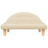 vidaXL Hundebett Creme 70x52x30 cm Stoff