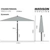 Madison Sonnenschirm Paros II Luxe 300 cm Salbeigrün