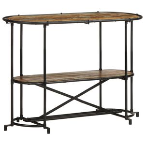 vidaXL Konsolentisch 110x42x76 cm Altholz Massiv