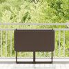 vidaXL Gartentisch Klappbar Braun 90x51x75 cm Poly Rattan