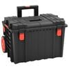 vidaXL Koffer f&uuml;r Flugreise Tragbar Schwarz 56,5x45,5x48 cm PP