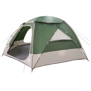 vidaXL Kuppelzelt mit abnehmbarem Regenfly 8 Personen Gr&uuml;n