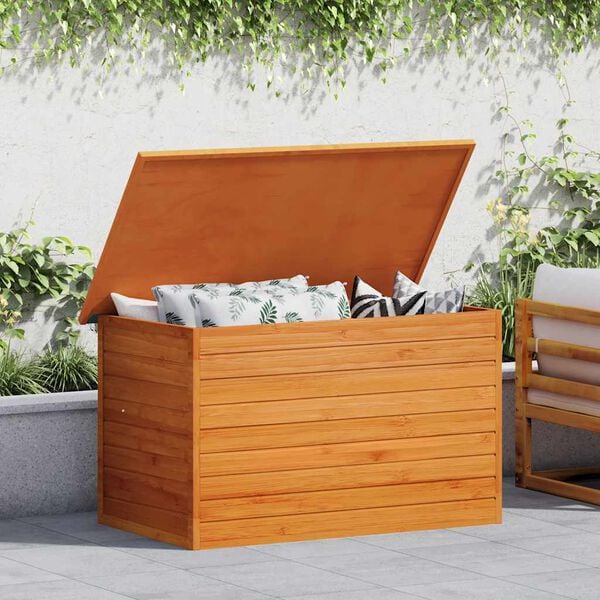 vidaXL Garten-Aufbewahrungsbox 126x72x72 cm Holz