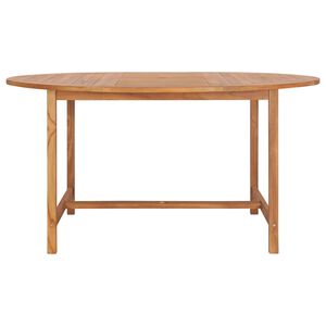 vidaXL Gartentisch 150x76 cm Massivholz Teak
