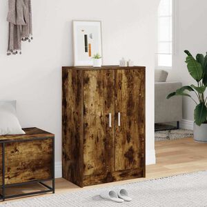 vidaXL Schuhschrank R&auml;uchereiche 60x35x92 cm Holzwerkstoff