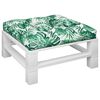 vidaXL Palettensofa-Kissen Blattmuster 70x70x12 cm