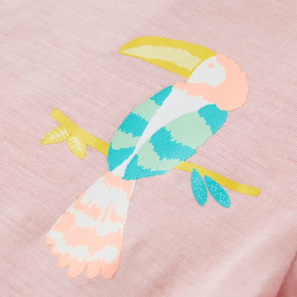 Kinder-T-Shirt Hellrosa 128