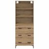 vidaXL Highboard Artisan-Eiche 69,5 x 34 x 180 cm Holzwerkstoff