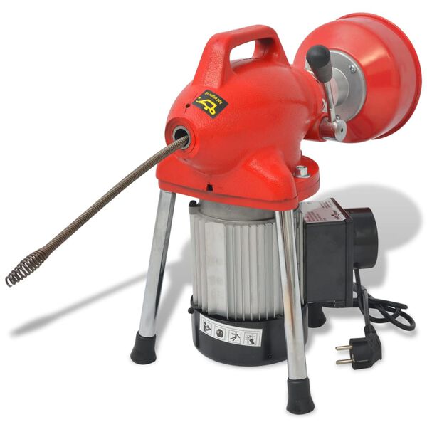 vidaXL Rohrreinigungsmaschine 250W 12,5mx16mm / 4,5mx9,5mm