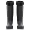 vidaXL Gummistiefel mit Herausnehmbarem Innenfutter Schwarz Gr. 38 PVC