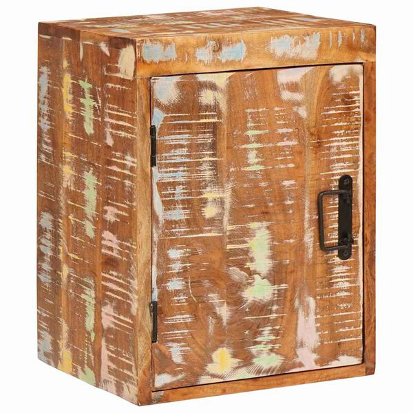 vidaXL Nachttisch 2 pcs Braun 35 x 33 x 48 cm Massivholz recycelt