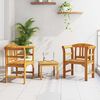 vidaXL Gartenrosen-Lounge-Set 3 pcs Massivholz Akazie