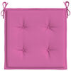 vidaXL Gartenstuhl-Kissen 2 Stk. Rosa 50x50x4 cm Stoff