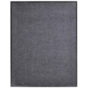 vidaXL T&uuml;rmatte Grau 117x220 cm PVC