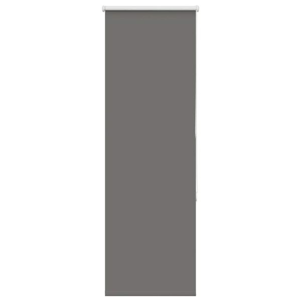 vidaXL Verdunkelungsrollo Grau 50x150 cm Stoffbreite 45,7 cm Polyester