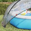 vidaXL Pool-Dome Transparent 472 x 460 x 229 cm PVC
