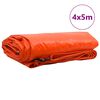 vidaXL Plane 650g / m² Orange 4 x 5 m Canvas mit PVC-Beschichtung