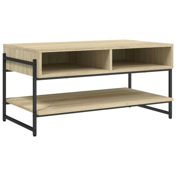 vidaXL Couchtisch Sonoma-Eiche 90x50x45 cm Holzwerkstoff