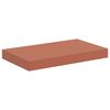 vidaXL Wandregal Wandmontiert 2 pcs Rot 40 x 23,5 x 4 cm Holzwerkstoff