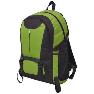 vidaXL Wanderrucksack 40 L Schwarz und Gr&uuml;n